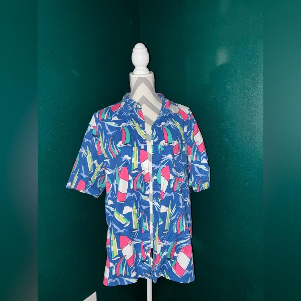 Vineyard Vines Colorful Patterned Men's Shirt
